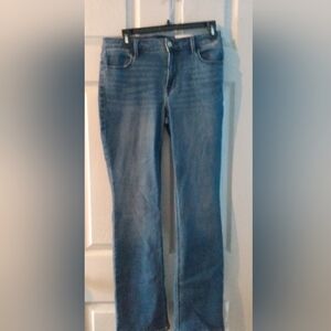 Old Navy Mid-Rise Kicker Boot-Cut Jeans Summer Winter School Work Chic SZ 8:NWT